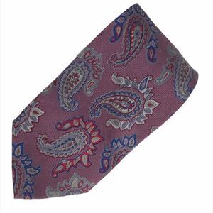 Carmel-by-the-sea Paisley Tie Lavender Blue
